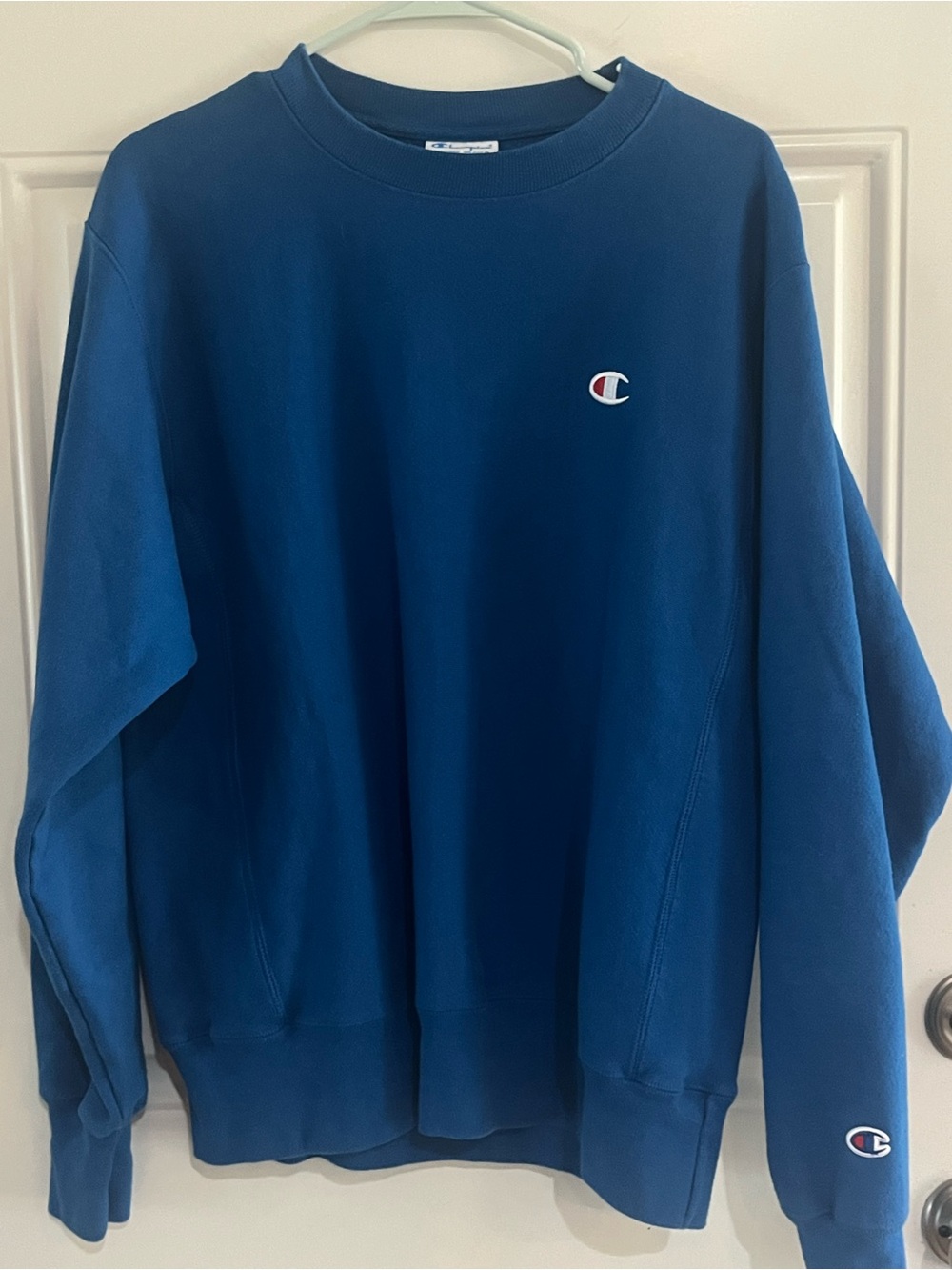 Champion Men's Deep Blue Crewneck Sweatshirt